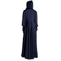 Umbrella abaya in shiny nida fabric- Navy Blue Umbrella abaya in shiny nida fabric- Navy Blue